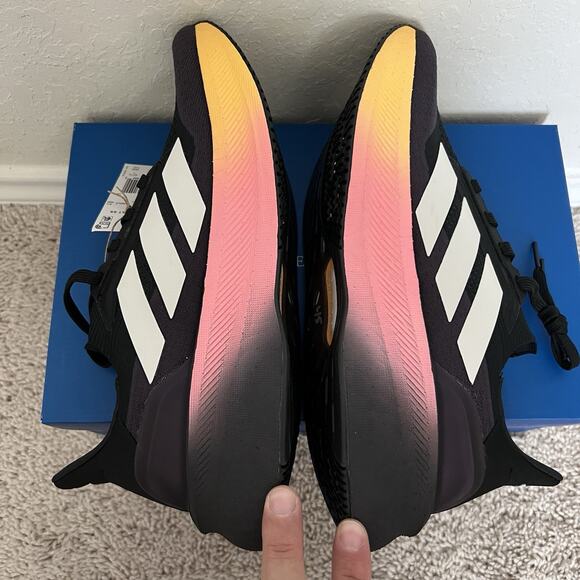 Adidas Ultraboost 5X Running Shoes Black Zero Metallic JI1332 Men's Size 12 NWT - Picture 6 of 9